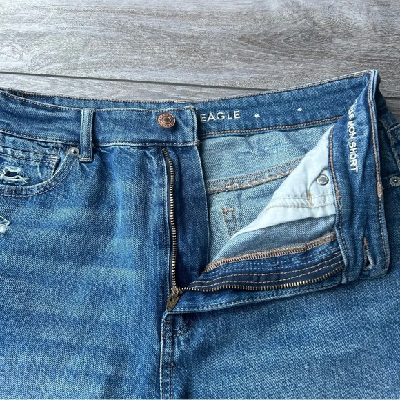AE Highest Waist Denim Mom Shorts - Picture 9 of 16